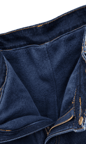 fleece-padded jeans